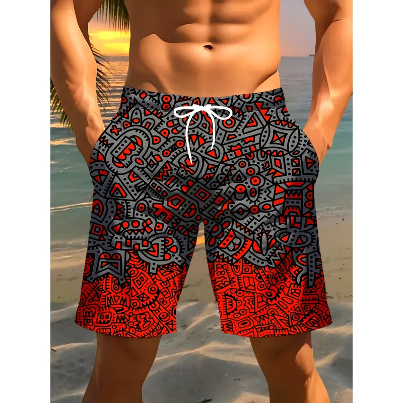 Men's 3D Geometric Print Beach - đánh giá và giá Golf Equipment Drawing